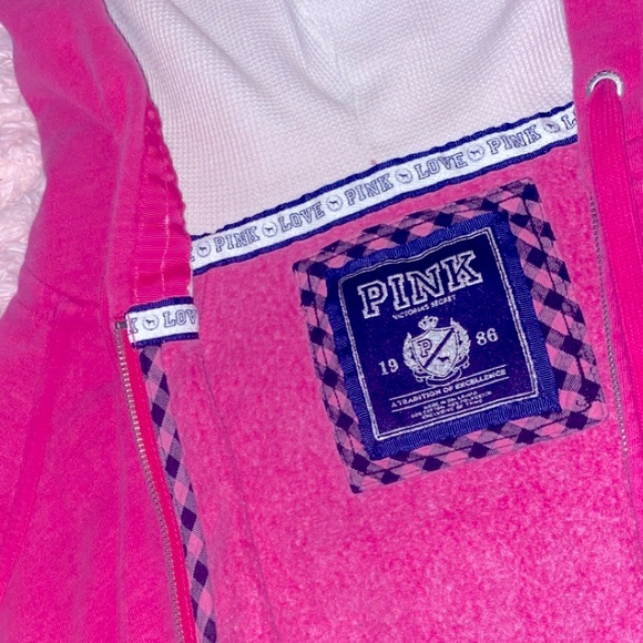 VS PINK 2010 Vintage Zip Up Hoodie - Picture 5 of 8
